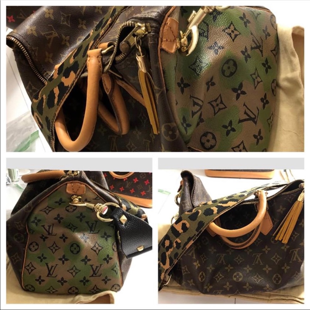 Auth.  Louis Vuitton Vintage Refurbished Speedy 40